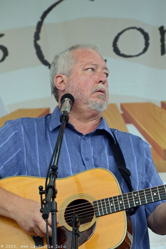 Russell Moore with IIIrd Tyme Out at the 2023 Brown County Bluegrass Festival - photo © Bill Warren