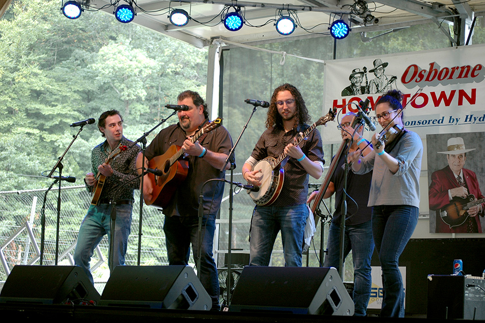 Dave Adkins Band at the 2023 Osborne Brothers Hometown Festival - photo by Roger Black