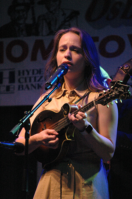 Lauren Price-Napier at the 2023 Osborne Brothers Hometown Festival - photo by Roger Black