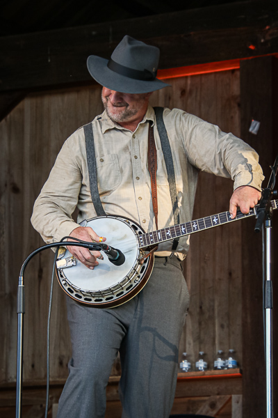 Barry Abernathy with Appalachian Road Show at the Gettysburg Bluegrass Festival, Fall '23 - photo © Frank Baker