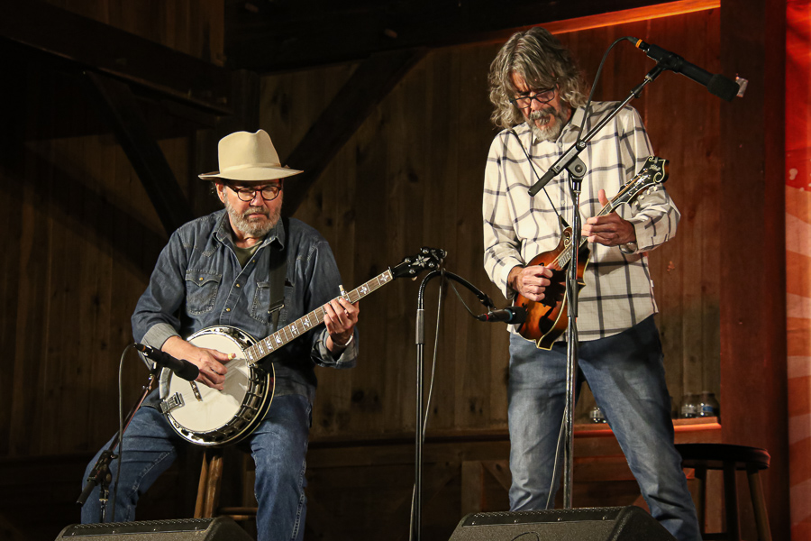Richard Bailey and Brent Truitt with The Steeldrivers at the Gettysburg Bluegrass Festival, Fall '23 - photo © Frank Baker