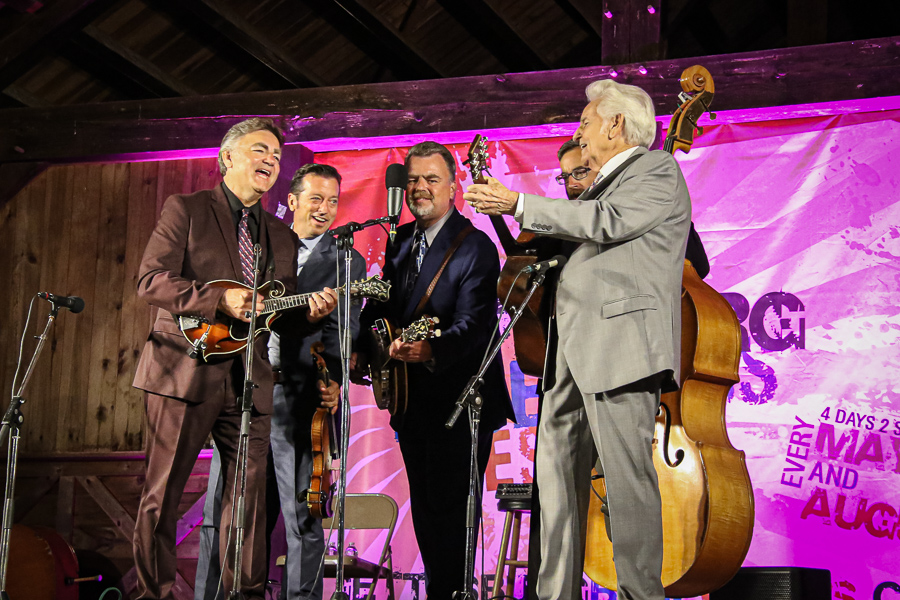 The Del McCoury Band at the Gettysburg Bluegrass Festival, Fall '23 - photo © Frank Baker