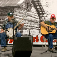 The Moron Brothers at the 2023 Pickin' for the Kids Bluegrass festival - photo © Roger Black