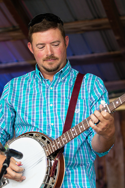 Justin Jenkins at the 2023 Pickin' in Parsons Bluegrass Festival - photo © Laci Mack