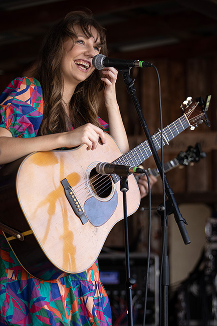 Caroline Owens at the 2023 Pickin' in Parsons Bluegrass Festival - photo © Laci Mack