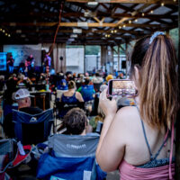 Capturing Darren Nicholson at the 2023 Grits 'n Grass Music Festival - photo © Laci Mack