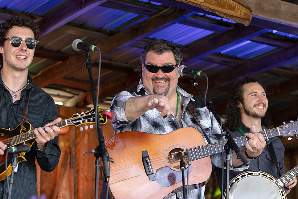 Dave Adkins at the 2023 Pickin' in Parsons Bluegrass Festival - photo © Laci Mack