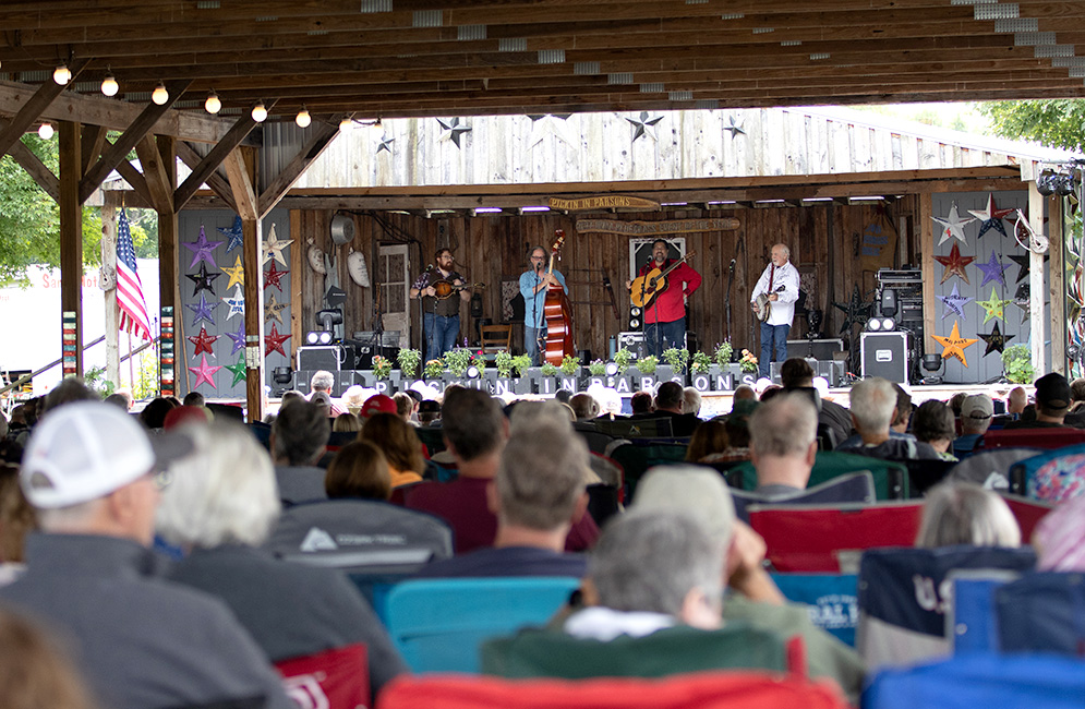 Special Consensus at the 2023 Pickin' in Parsons Bluegrass Festival - photo © Laci Mack
