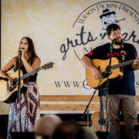 Brandi Colt and Andrew Crawford at the 2023 Grits 'n Grass Music Festival - photo © Laci Mack