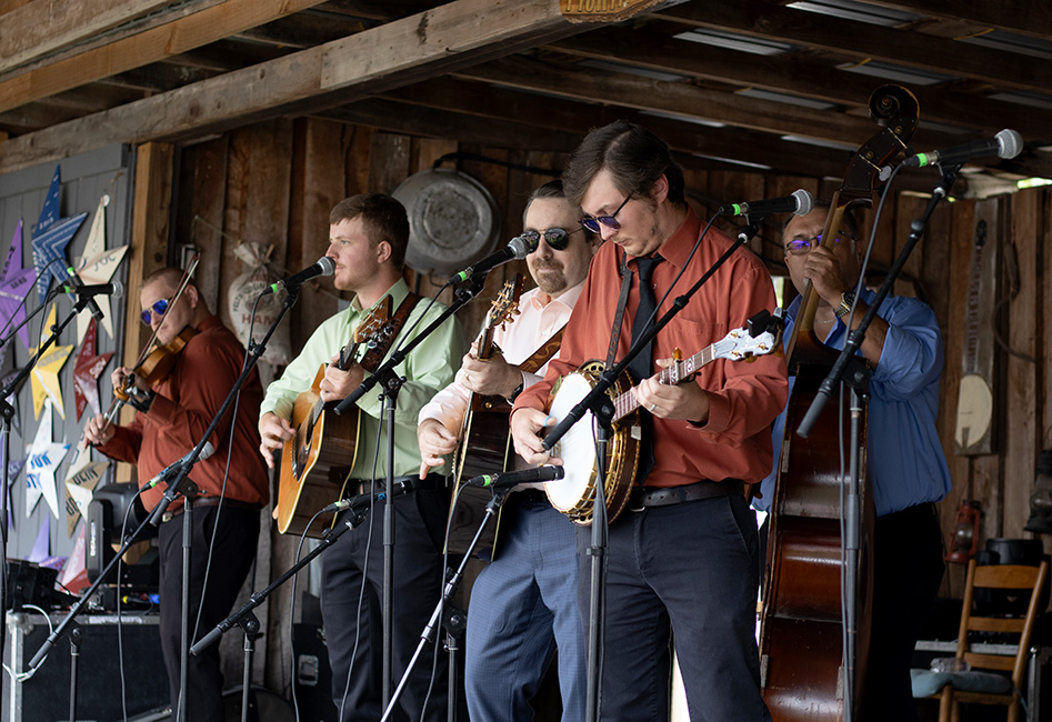 Ralph Stanley II & The Clinch Mountain Boys at the 2023 Pickin' in Parsons Bluegrass Festival - photo © Laci Mack