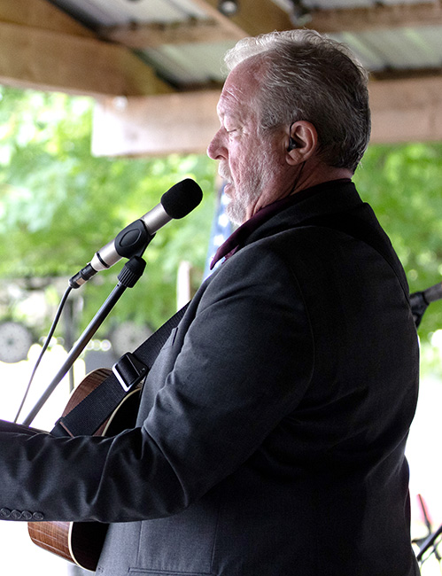 Russell Moore at the 2023 Pickin' in Parsons Bluegrass Festival - photo © Laci Mack
