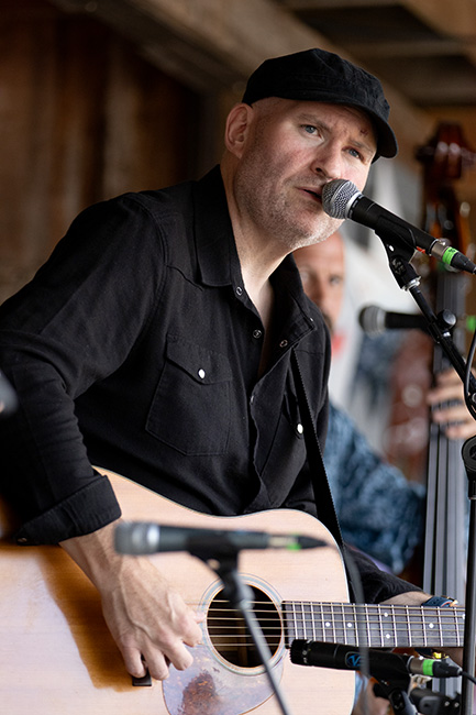 Darren Nicholson at the 2023 Pickin' in Parsons Bluegrass Festival - photo © Laci Mack