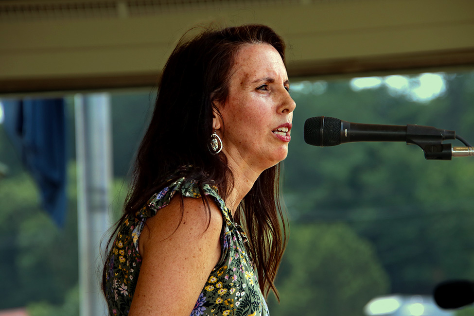 Meredith Wilkerson at the 2023 Galax Old Fiddlers' Convention – photo © G Nicholas Hancock