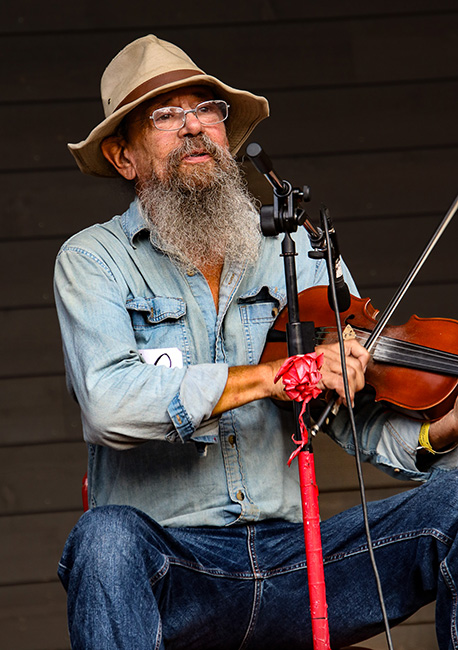 Mike Risch at the 2023 Galax Old Fiddlers' Convention – photo © G Nicholas Hancock