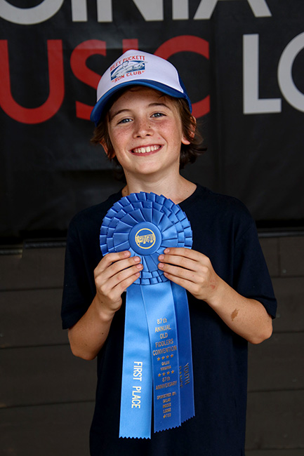 Misha MacSwweeney, 1st Place in Youth Flatfoot Dance at the 2023 Galax Old Fiddlers' Convention – photo © G Nicholas Hancock