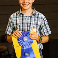 Sam Wilkerson, first place Youth Old Time Fiddle at the 2023 Old Fiddlers Convention - photo © G. Nicholas Hancock