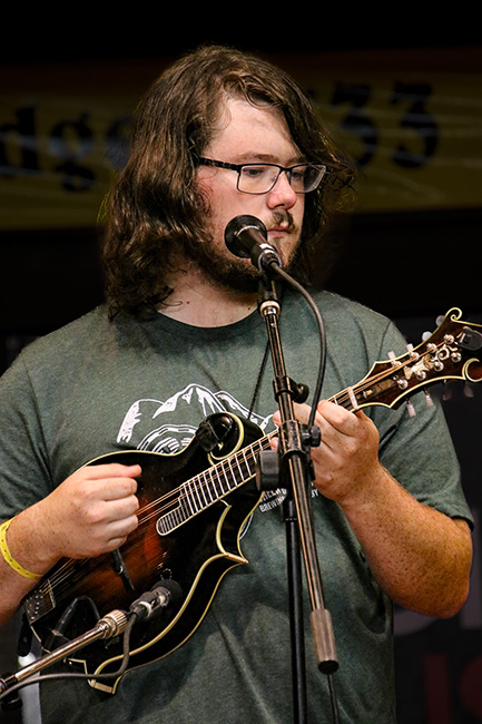 Stewart Werner III at the 2023 Galax Old Fiddlers' Convention – photo © G Nicholas Hancock