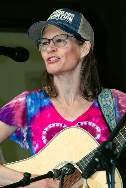 Susan Caudell at the 2023 Galax Old Fiddlers' Convention – photo © G Nicholas Hancock