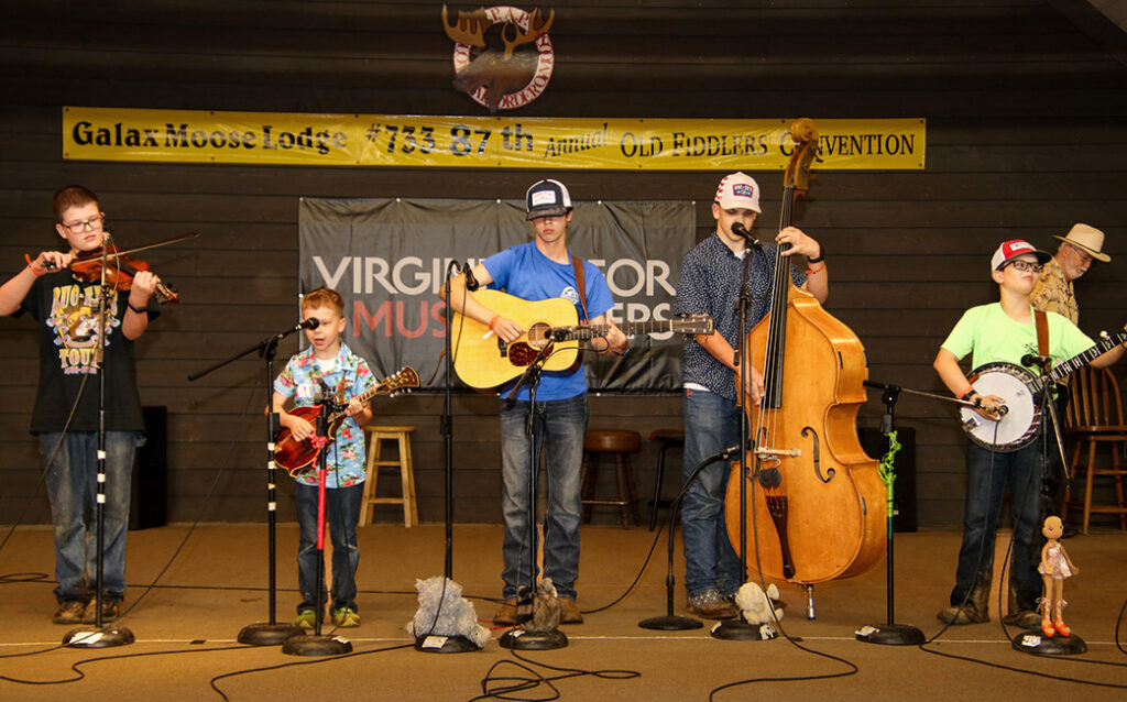 Photos from the 87th Galax Old Fiddlers Convention Youth Competition