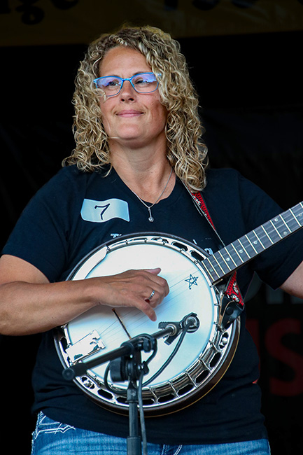 Trish Fore at the 2023 Galax Old Fiddlers' Convention – photo © G Nicholas Hancock