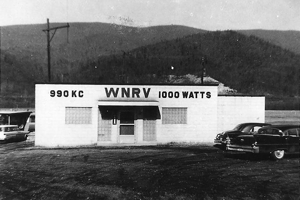 Original WNRV facility in the late 1960s