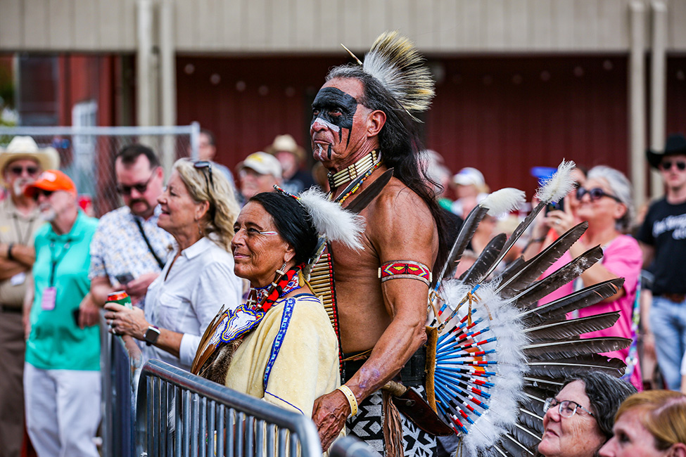 Native fans enjoy the music at the 2023 Rhythm & Roots Revival - photo © Bryce Lafoon