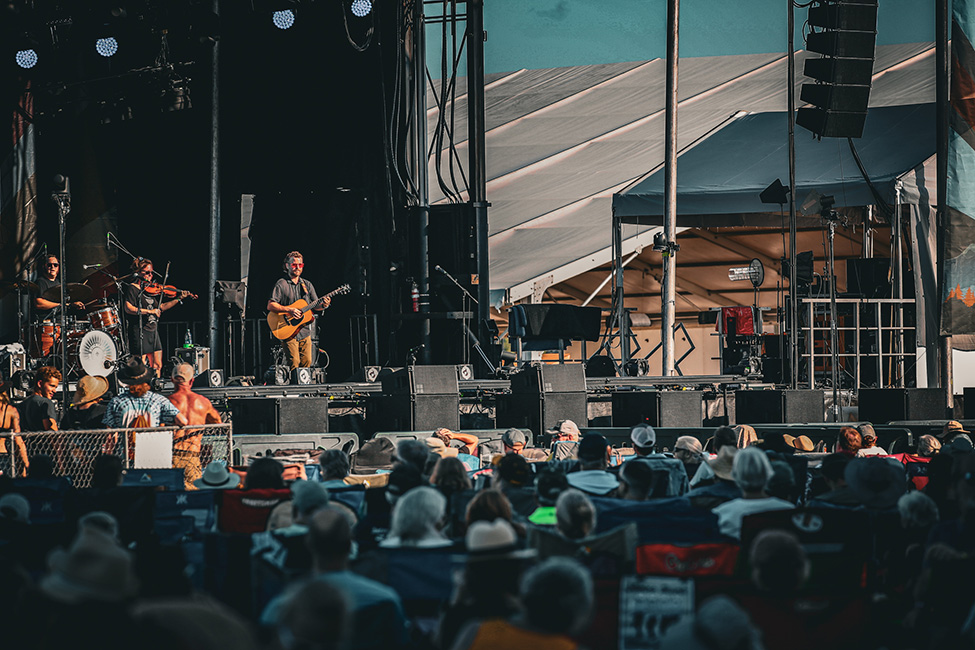 Jon Stickley at the 2023 Earl Scruggs Music Festival - photo © Bryce Lafoon