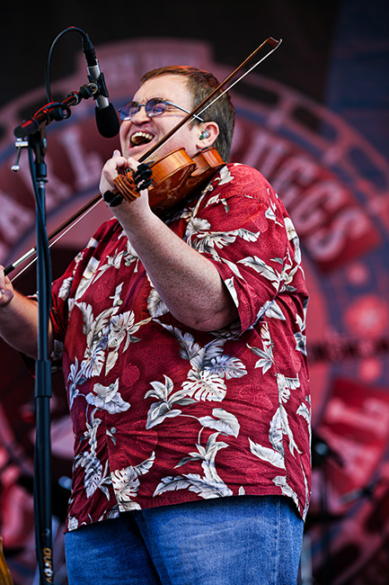 Michael Cleveland at the 2023 Earl Scruggs Music Festival - photo © Bryce Lafoon