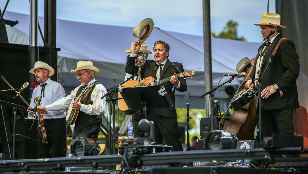 The Earls of Leicester at the 2023 Earl Scruggs Music Festival - photo © Bryce Lafoon