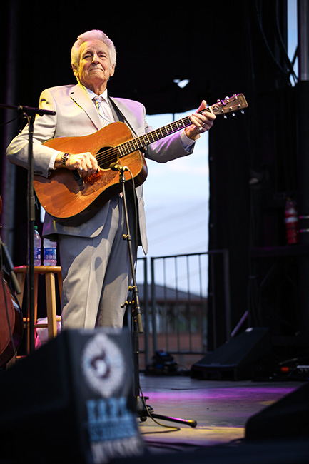Del McCoury at the 2023 Earl Scruggs Music Festival - photo © Bryce Lafoon