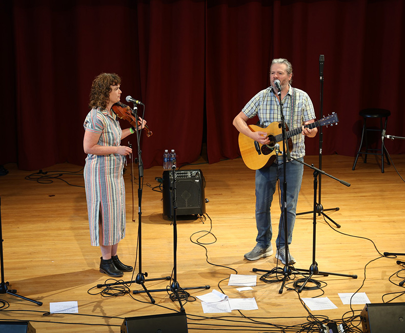 Drank The Gold at the debut Bluegrass in Heaven in Silver Lake, NY - photo courtesy Silver Bay YMCA