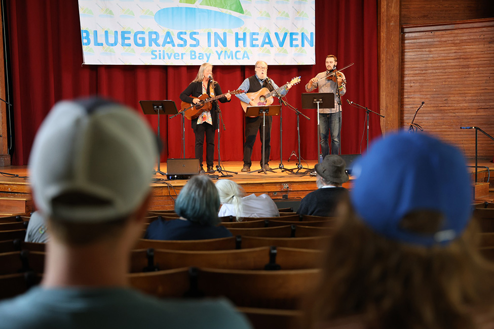 Jamcrackers at the debut Bluegrass in Heaven in Silver Lake, NY - photo courtesy Silver Bay YMCA