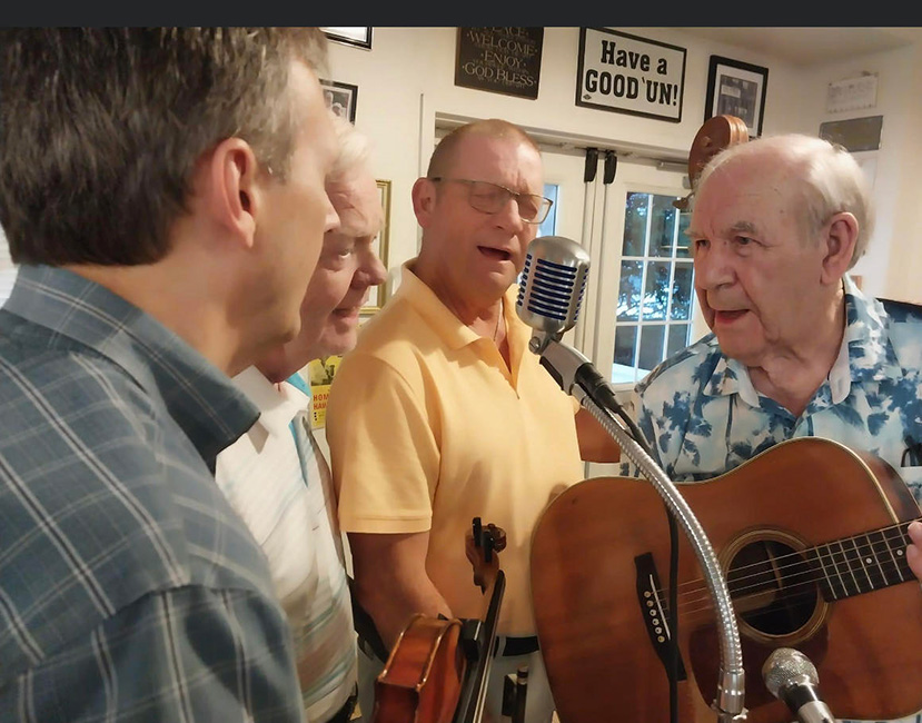 Carroll Haire playing his final show with The Tarheel Travelers
