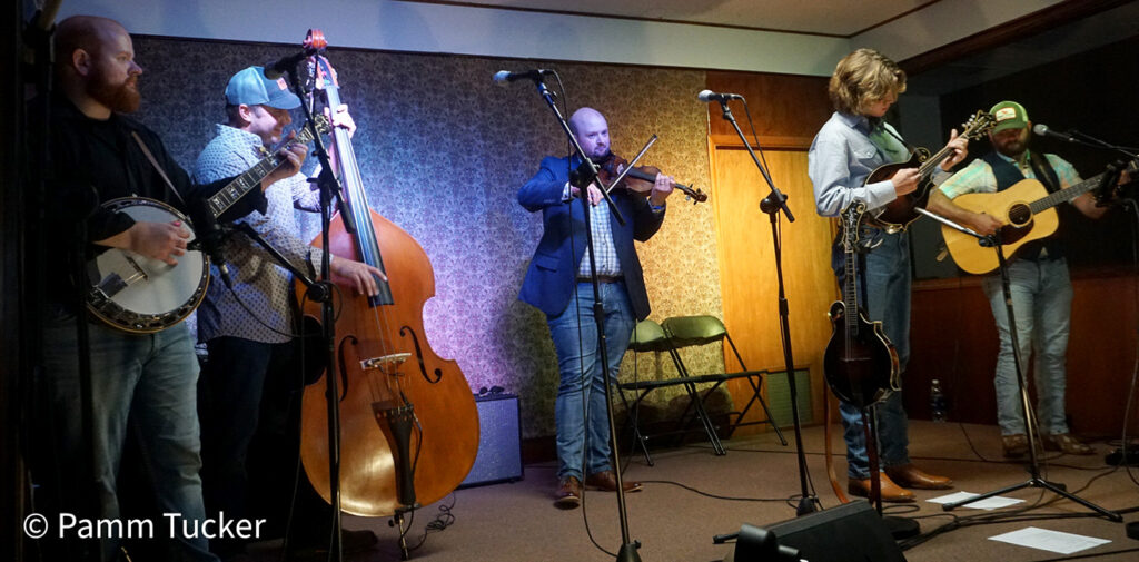 Hunt Brothers at the Double Stop Fiddle Shop - photo © Pamm Tucker