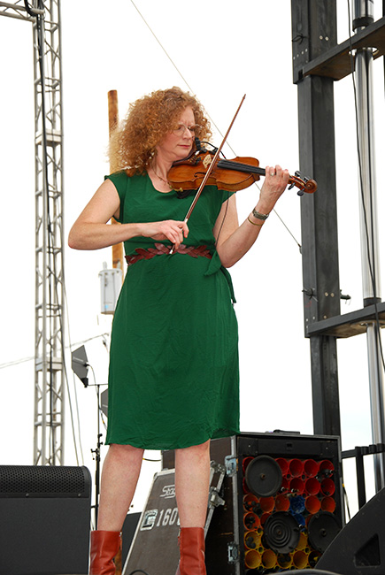 Becky Buller at the 2023 Walnut Valley Festival - photo Walnut Valley Association