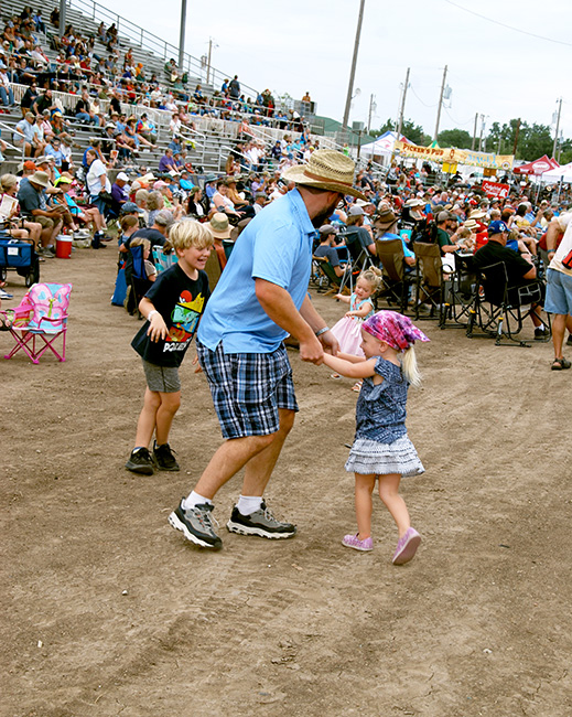Can't stop those dancin' feet at the 2023 Walnut Valley Festival - photo Walnut Valley Association
