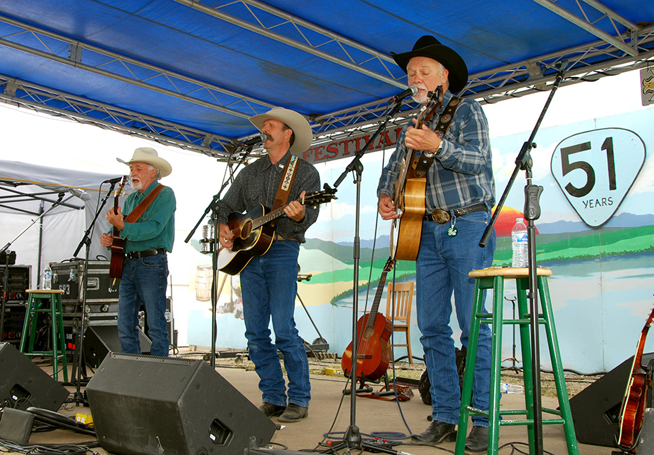 The Cowboy Way at the 2023 Walnut Valley Festival - photo Walnut Valley Association