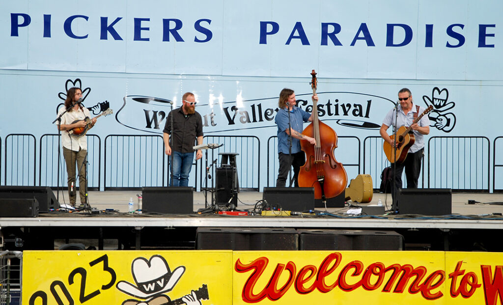 Haymakers at the 2023 Walnut Valley Festival - photo Walnut Valley Association