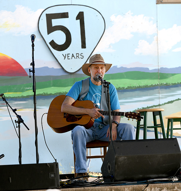 Andy May at the 2023 Walnut Valley Festival - photo Walnut Valley Association
