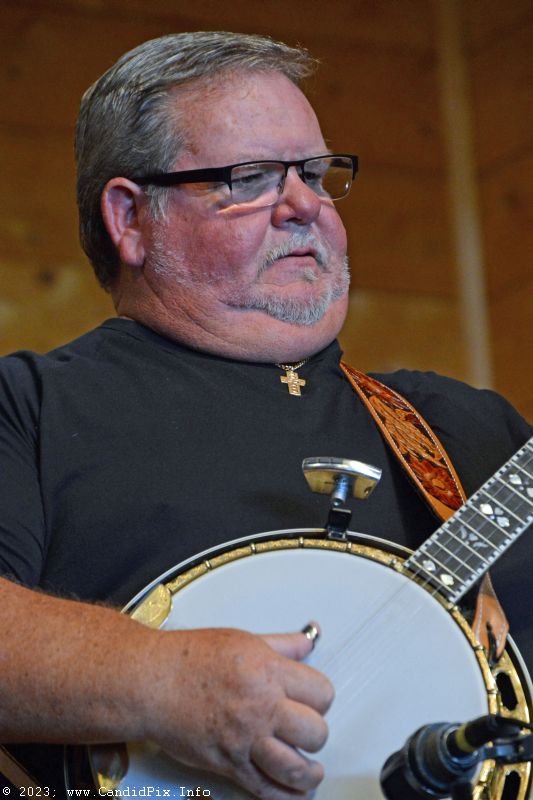 Jimbo Whaley & Greenbrier at the 2023 Dumplin Valley Bluegrass Festival - photo © Bill Warren