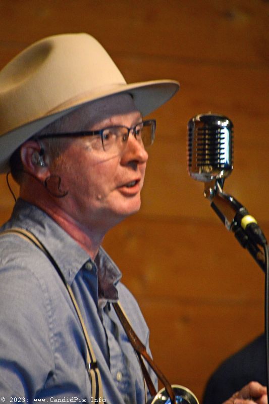 Darrell Webb with Appalachian Road Show at the 2023 Dumplin Valley Bluegrass Festival - photo © Bill Warren