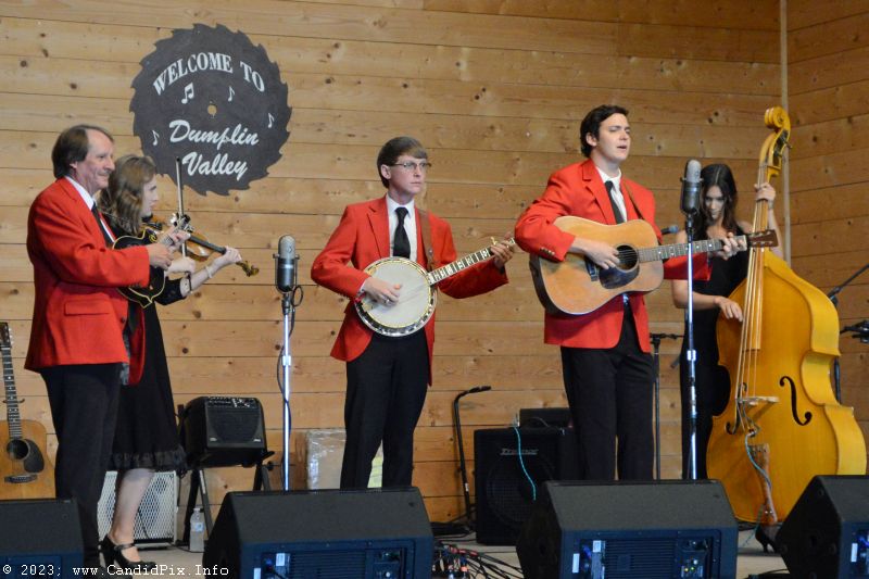 Tennessee Bluegrass Band at the 2023 Dumplin Valley Bluegrass Festival - photo © Bill Warren