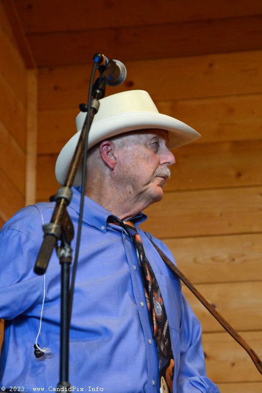 Frank Poindexter with Deeper Shade of Blue at the 2023 Dumplin Valley Bluegrass Festival - photo © Bill Warren