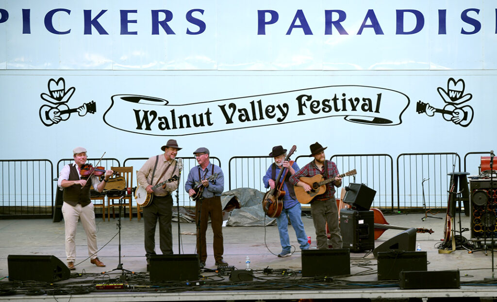 Appalachian Road Show at the 2023 Walnut Valley Festival - photo Walnut Valley Association