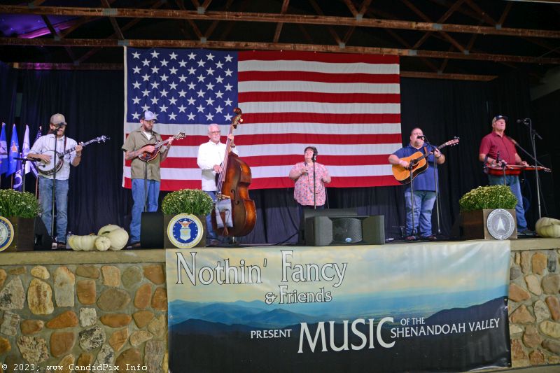 Josh Grigsby & County Line at the Nothin' Fancy Bluegrass Festival - photo © Bill Warren