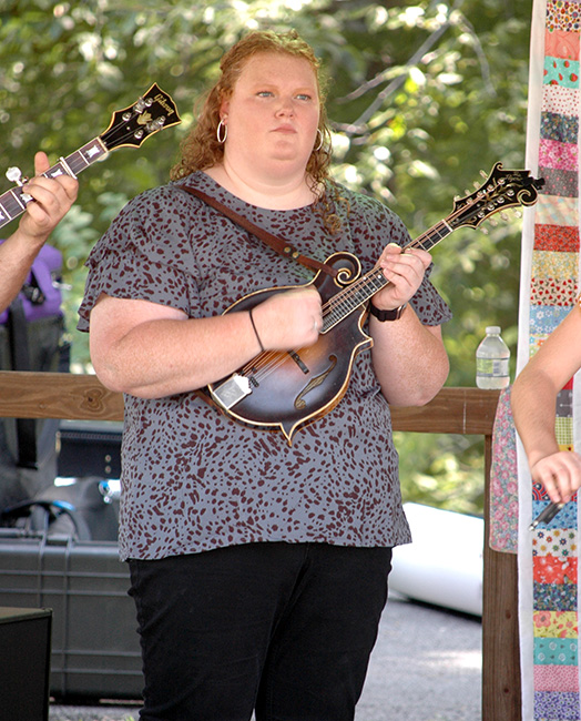 Alicia Wasson at the 2023 Lake Cumberland Bluegrass Festival - photo © Roger Black