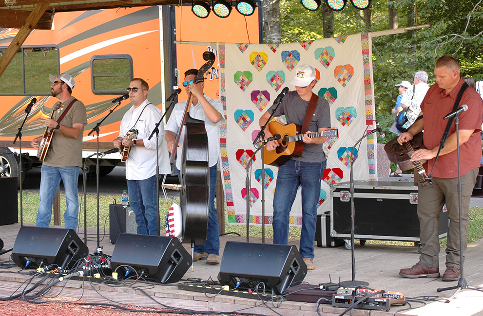 Copper Canyon at the 2023 Lake Cumberland Bluegrass Festival - photo © Roger Black