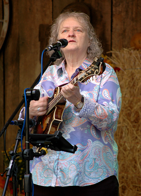 Lorraine Jordan at the 2023 Jerusalem Ridge Bluegrass Celebration - photo © Roger Black