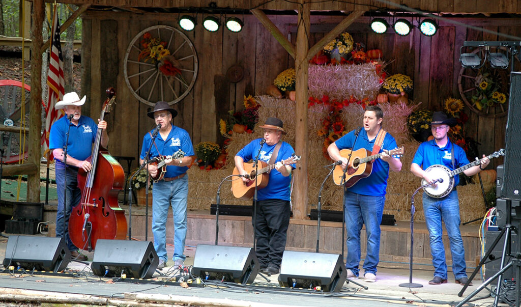 Sawmill Revival at the 2023 Jerusalem Ridge Bluegrass Celebration - photo © Roger Black