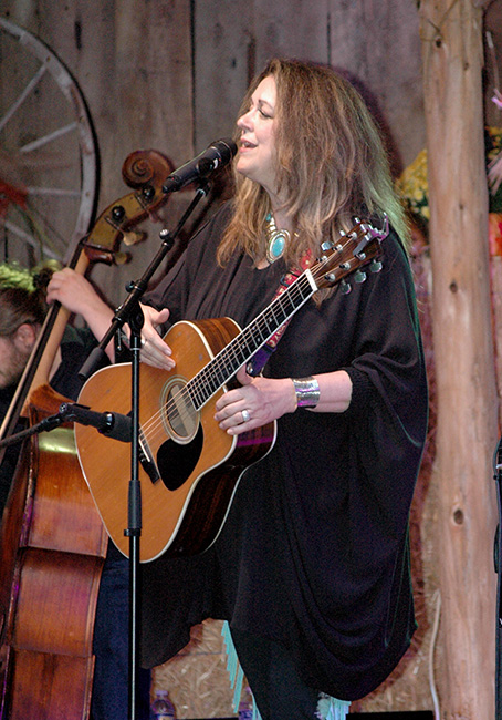 Donna Ulisse at the 2023 Jerusalem Ridge Bluegrass Celebration - photo © Roger Black